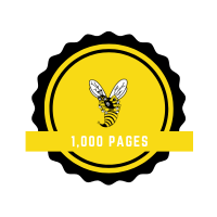 1,000 Pages Badge