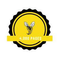 4000 pages Badge